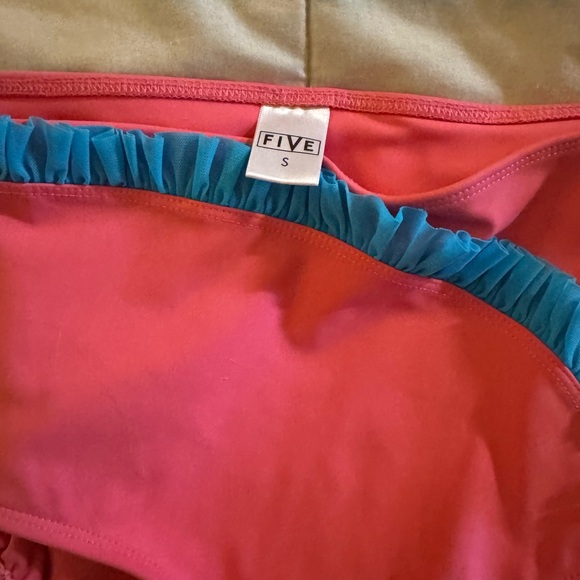 Kids Swimwear Set - Coral and Blue - Picture 3 of 4